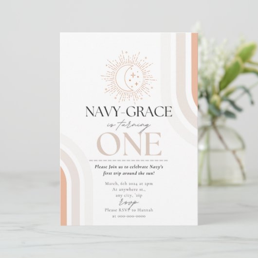 マイファーストトリップのまわりにザサン招待状 招待状 (スタンド正面)