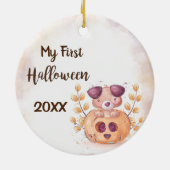 マイファーストハッピーハローウィンセラミックオーナメント セラミックオーナメント (裏面)