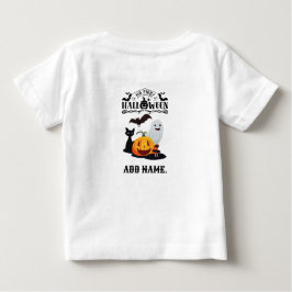 マイファーストハロウィーン幼児パーソナライズされたベビー ベビーTシャツ
