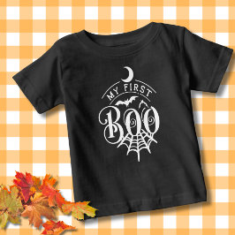 マイファーストブブラックハロウィーンベビーTシャツ ベビーTシャツ