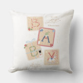 マイファーストメリークリスマスバビーズ誕生ホリデー クッション (正面)