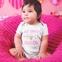 マイファーストロデオウェスタン女性のカーボーイファーストファースト誕生日