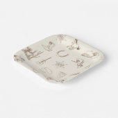 マイファーストロデオウエスタンカウボーイ紙プレート ペーパープレート (傾斜あり)