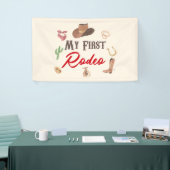 マイファーストロデオカウボーイファーストファースト誕生日 横断幕 (トレードショー)