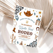 マイファーストロデオカウボーイ誕生日ランチサウスウエスタン 招待状
