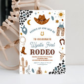 マイファーストロデオカウボーイ誕生日ランチサウスウエスタン 招待状