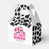 マイファーストロデオピンク女性のカーボーイ誕生日 フェイバーボックス (裏面サイド)