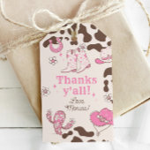 マイファーストロデオ女性のカーボーイ感謝してい歳の誕生日 ギフトタグ