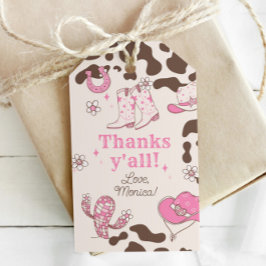 マイファーストロデオ女性のカーボーイ感謝してい歳の誕生日 ギフトタグ