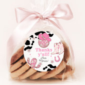 マイファーストロデオ女性のカーボーイ感謝してい歳の誕生日 ラウンドシール