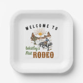 マイファーストロデオ紙プレート ペーパープレート (正面)