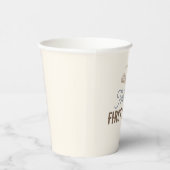 マイファーストロデオ誕生日ニュートラパーソナライズされたル 紙コップ (右)