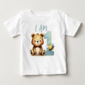 マイファースト誕生日バディティー ベビーTシャツ (正面)