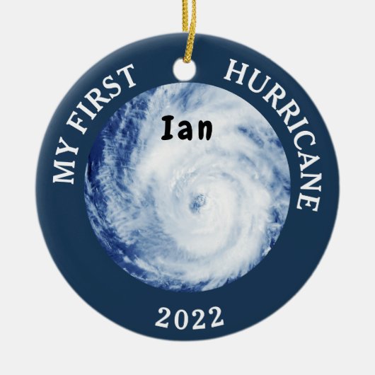 マイファーストHurricane Ian 2022セラミックオーナメント セラミックオーナメント (正面)