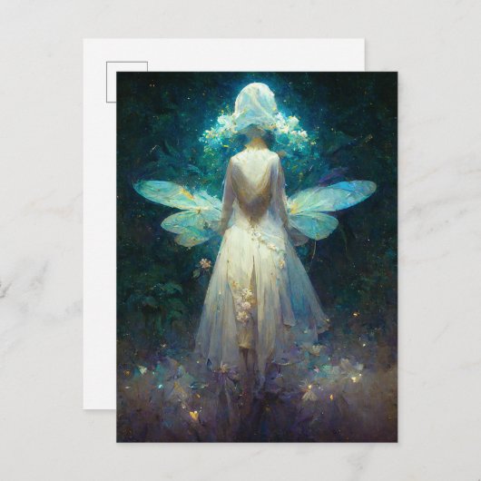 マイフェアリーウィングスファンタジーアートハガキ ポストカード (正面/裏面)