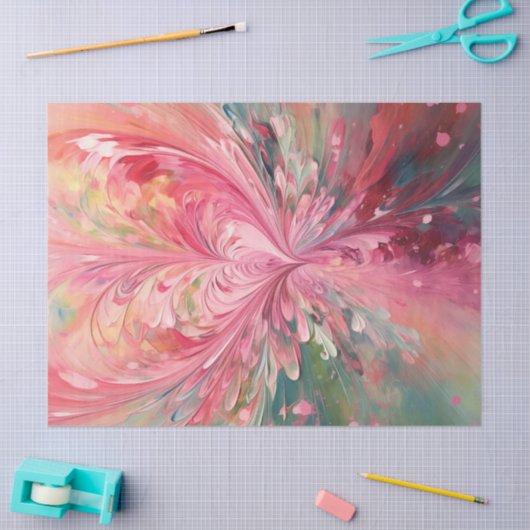 マイフェニックスハートゴージャスな絵画抽象芸術 薄葉紙 (クラフト)