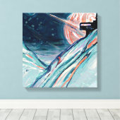 マイフューチャーホームイン宇宙 キャンバスプリント (インサイチュ (ウッドフロア))