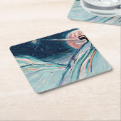 マイフューチャーホームイン宇宙 スクエアペーパーコースター (アングル)