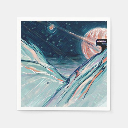 マイフューチャーホームイン宇宙 スタンダードカクテルナプキン (正面)