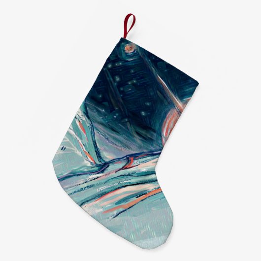 マイフューチャーホームイン宇宙 スモールクリスマスストッキング (正面 (吊り時))