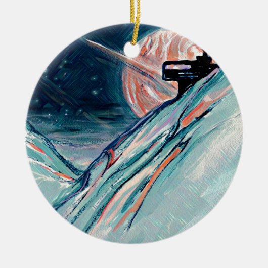 マイフューチャーホームイン宇宙 セラミックオーナメント (正面)