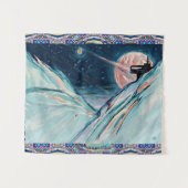 マイフューチャーホームイン宇宙 タペストリー (正面(横))