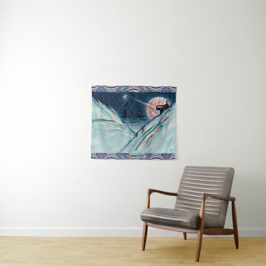 マイフューチャーホームイン宇宙 タペストリー (インサイチュ(横))