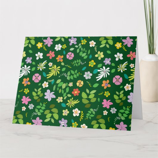 マイフラワーデザイン4 サンキューカード (正面)