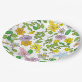 マイフラワーデザイン ペーパープレート (アングル)