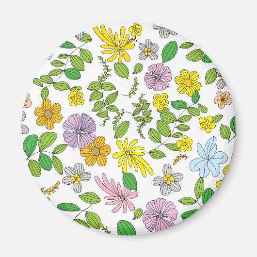 マイフラワーデザイン マグネット (正面)