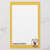 マイフレンドメイシーサークルカラフルデザイン 便箋 (正面)