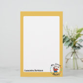 マイフレンドメイシーサークルカラフルデザイン 便箋 (スタンド正面)