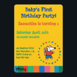 マイフレンドメイジー誕生日 招待状<br><div class="desc">みんな友達最高のだ!ルーシー・エイシズの愛らしいフレンドリー赤シャツと青いパンツを着たマウスは、年齢や興味を持つ子供たちにアピールする。この可愛いおもしろいデザインはあなたの顔にスマイルを置く。</div>