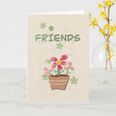 マイフレンドリストサンキューカード カード (黄色い花)