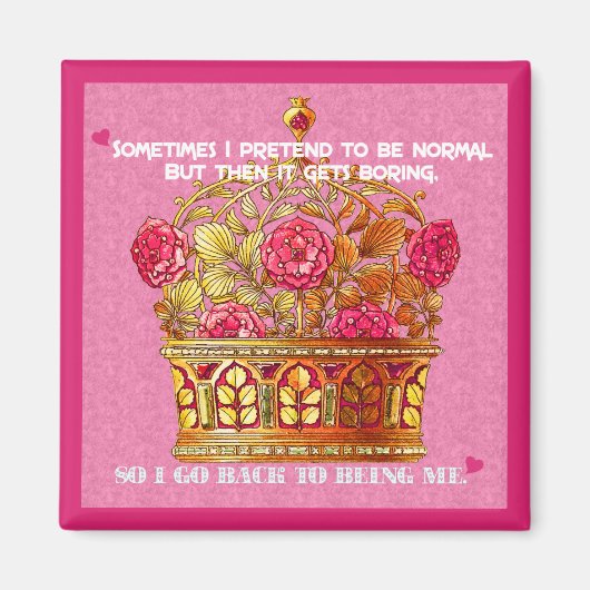 マイフローラクラウンマグネット マグネット (正面)