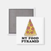 マイフードピラミッドピザ漫画 マグネット (正面/裏面)