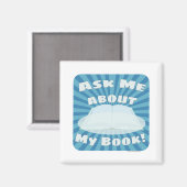 マイブックについて作家のプロモーションデザイン マグネット (正面/裏面)