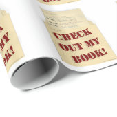 マイブックの作家ロゴのチェックアウト ラッピングペーパー (ロールコーナー)