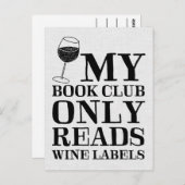 マイブッククラブのみ読のワインラベル葉書 ポストカード (正面/裏面)