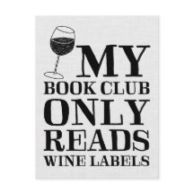 マイブッククラブのみ読のワインラベル葉書