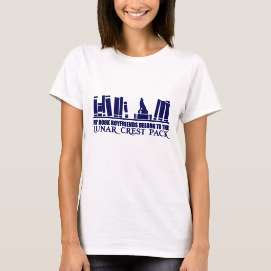 マイブックボーイフレンズルナークレスト Tシャツ (正面)