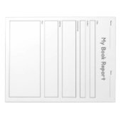 マイブックレポートレビュー ノートパッド (正面)