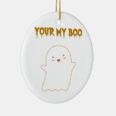 マイブハロウィーン幽霊 セラミックオーナメント (右)