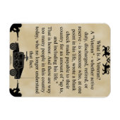 マイブラザーザ退役軍人 マグネット (横)