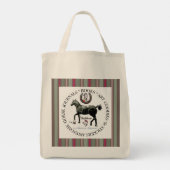 マイブランド、ストライプ トートバッグ (裏面)