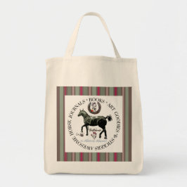 マイブランド、ストライプ トートバッグ