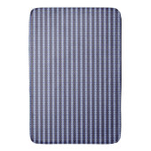 マイブルーお気に入りのドレスパターンデザイン バスマット (正面縦)