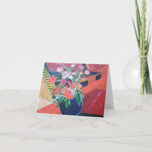 マイブルーキャッシュポット サンキューカード (正面)