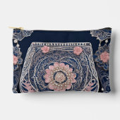 マイブルーハンドバッグAIアート アクセサリーポーチ (正面)