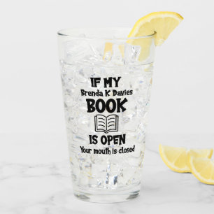 マイブレもしンダ・ク・デイビス・ブックがオープン タンブラーグラス